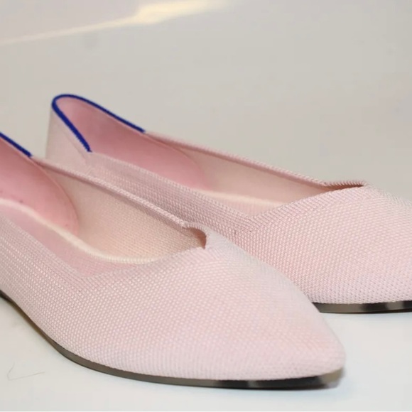 Rothy's The Point Blush Knit Fabric Slip On Ballet Flats Women’s US 9.5 EU 40.5 - Picture 8 of 11